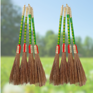 Coconut leaf stick supplier providing natural coconut leaf sticks for broom manufacturing