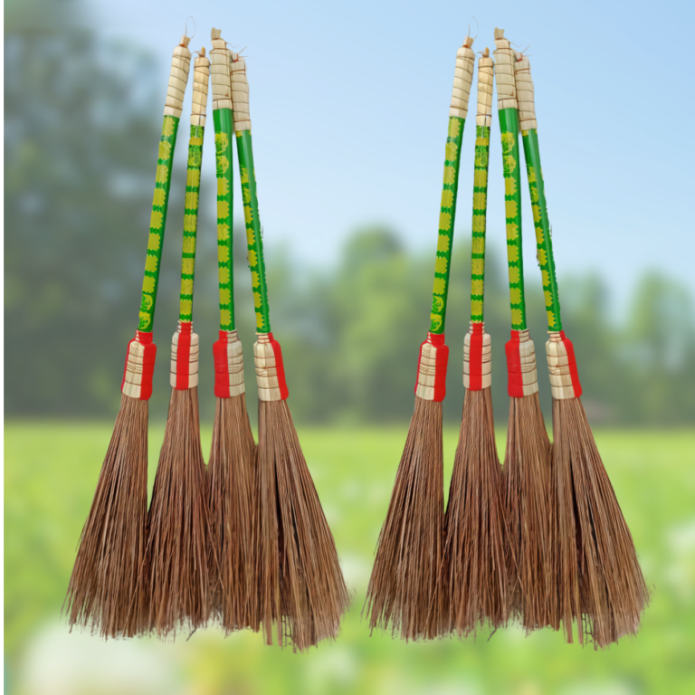 Coconut leaf stick supplier providing natural coconut leaf sticks for broom manufacturing