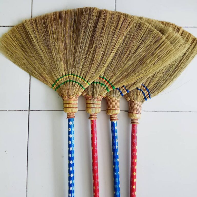 Grass broom export quality ready for international shipment