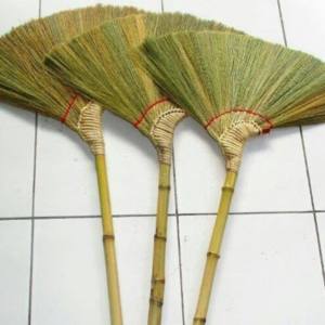 Broom grass broom made from natural grass materials