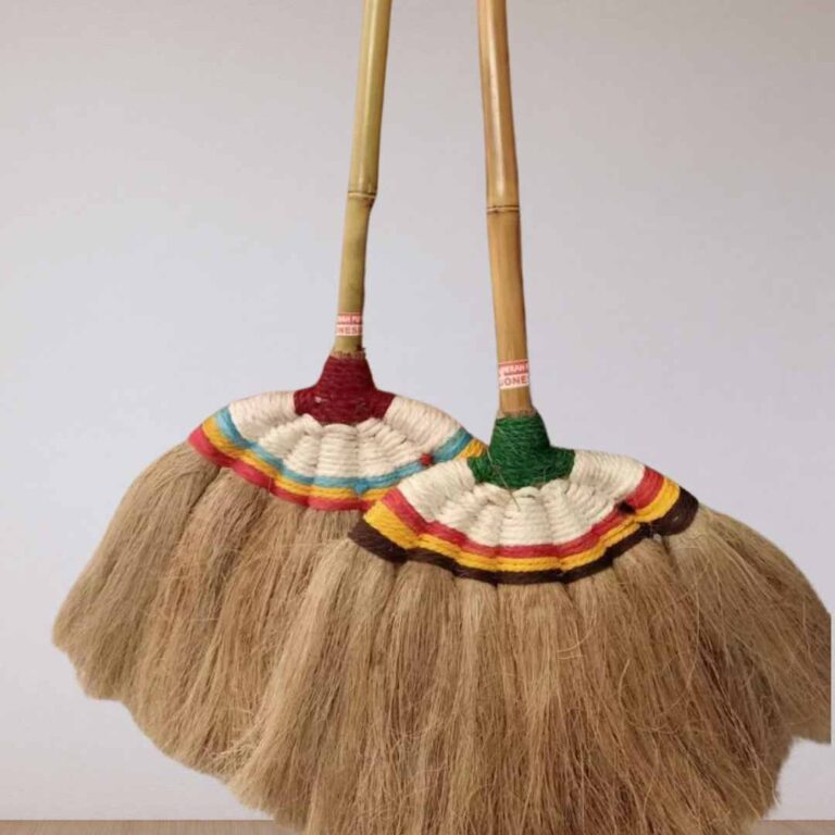 coconut fiber broom
