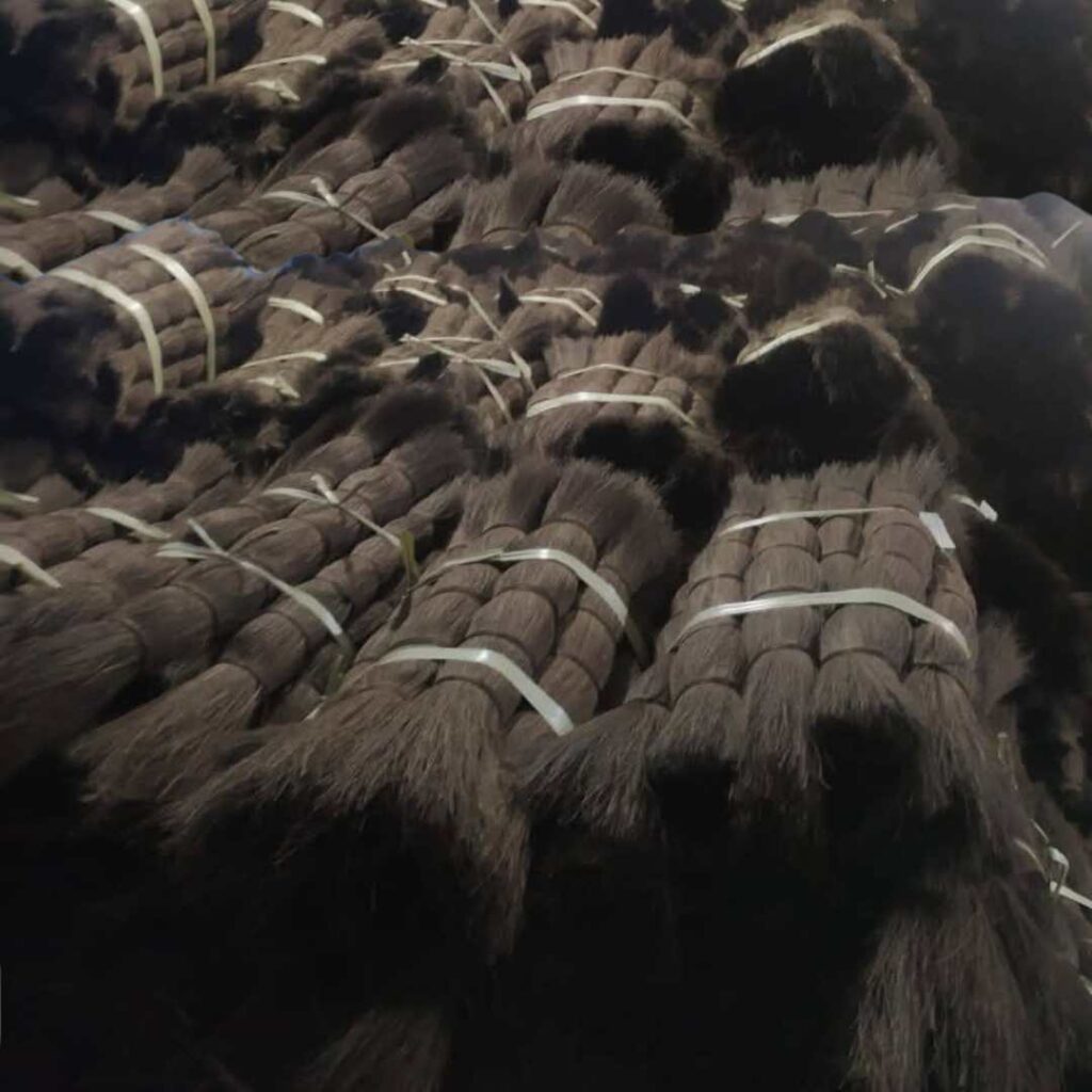 black palm fiber
