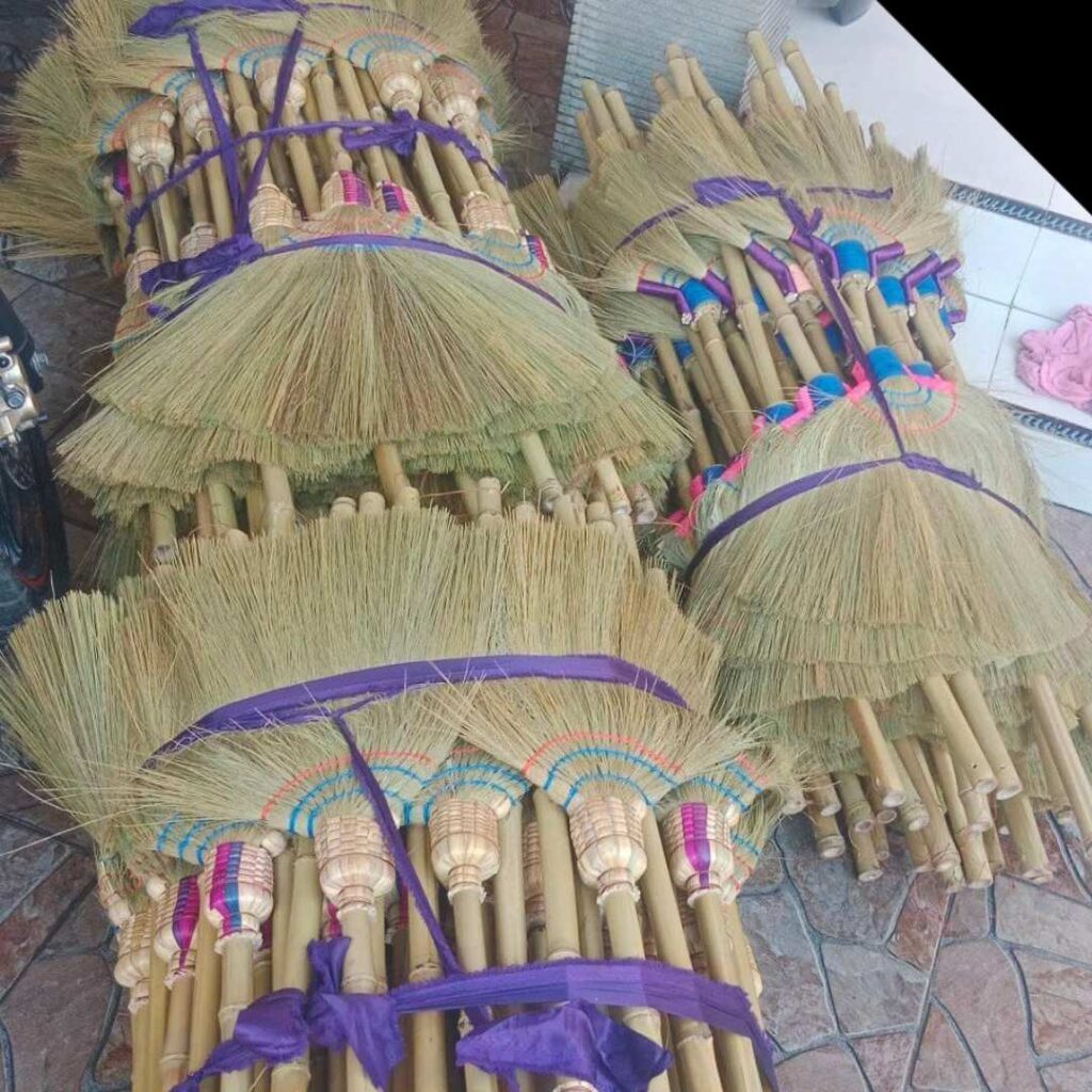 Grass broom export ready stock for international buyers
