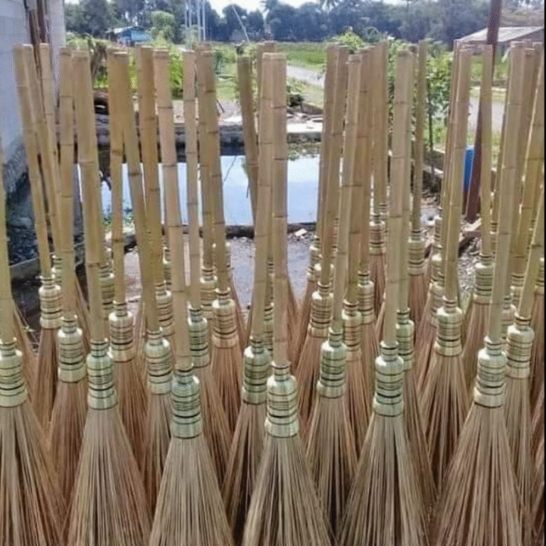 Coconut stick broom