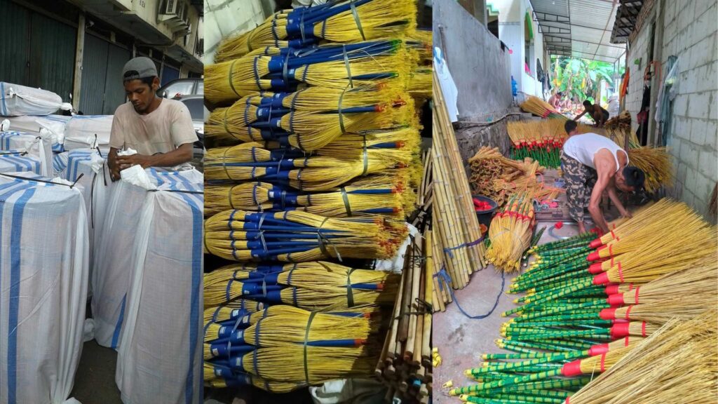 Sorghum broom