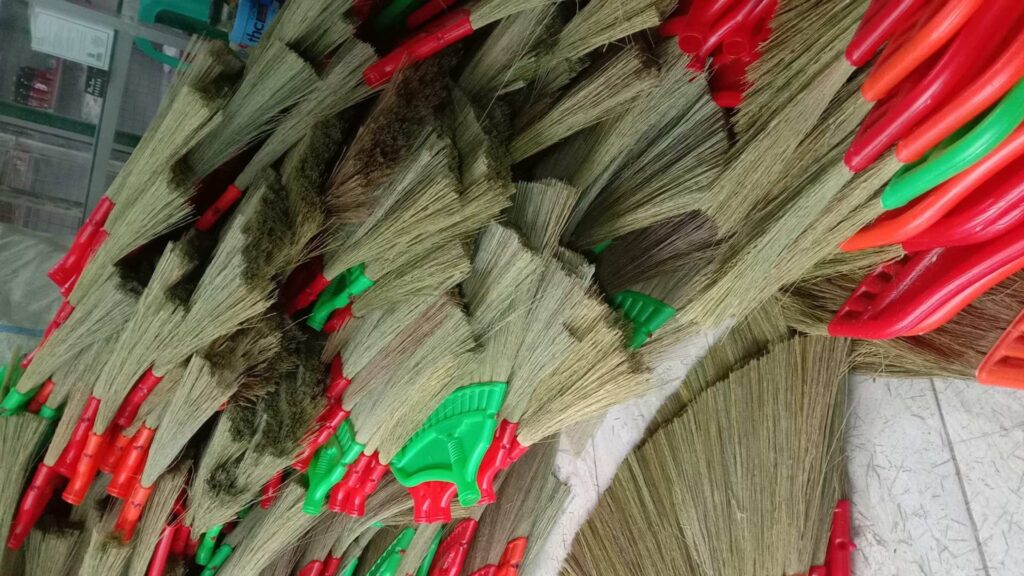 Grass broom manufacturers in Indonesia providing custom grass broom production services