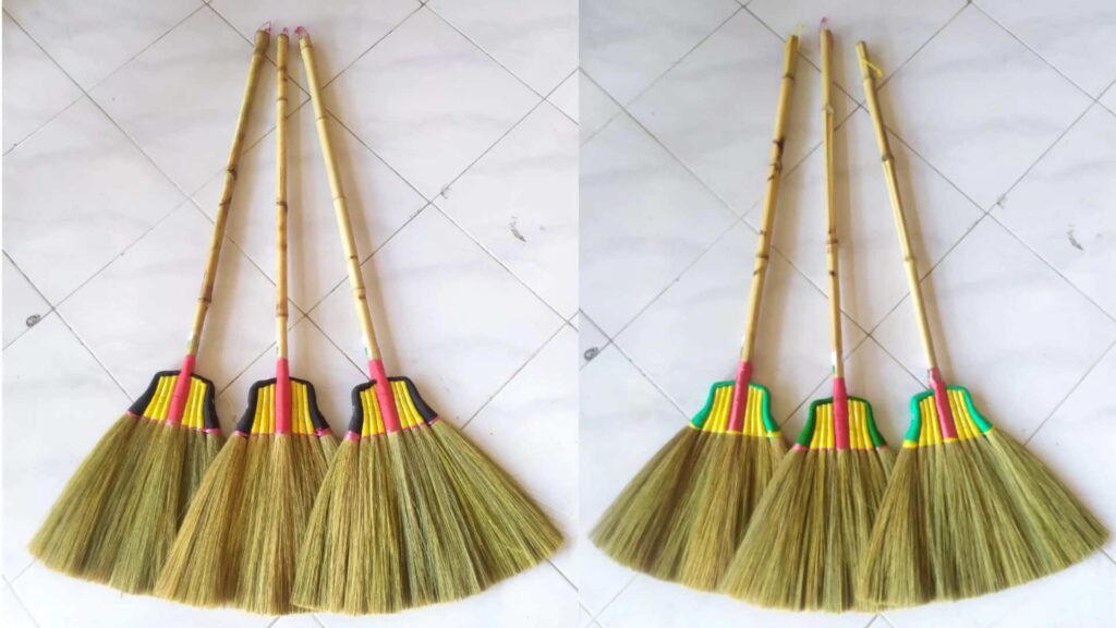Broom manufacturing facility for export production