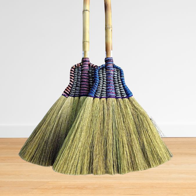 Broom grass manufacturer producing natural broom grass for broom making