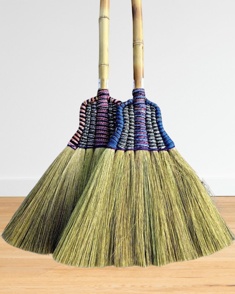 natural fiber broom