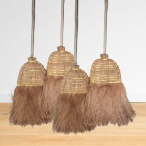 Coir broom supplier providing natural coir brooms for household and outdoor cleaning