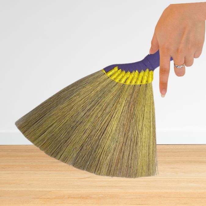 Grass Broom Cleaning