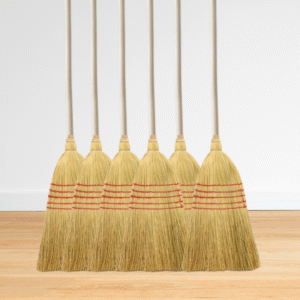 Straw broom supplier providing natural straw brooms for household and outdoor cleaning