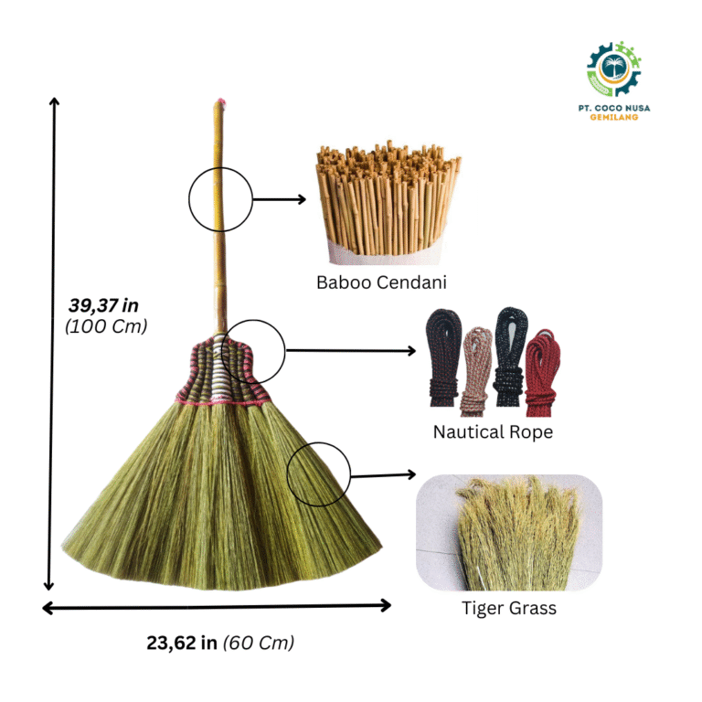 Broom grass manufacturer offering dried broom grass for traditional broom production