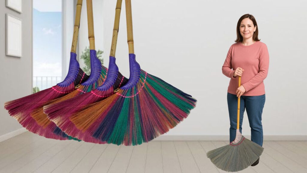 Straw broom crafts