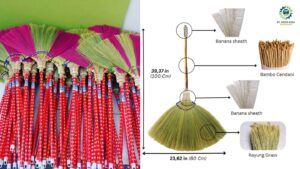 Broom manufacturing process