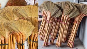 Handmade broom manufacturing