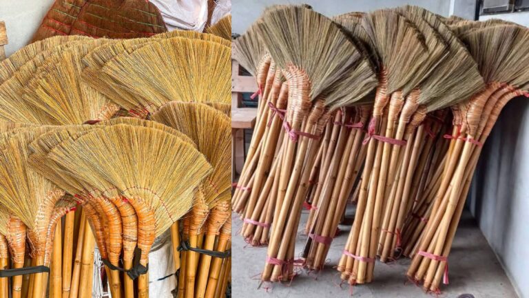 Handmade broom manufacturing