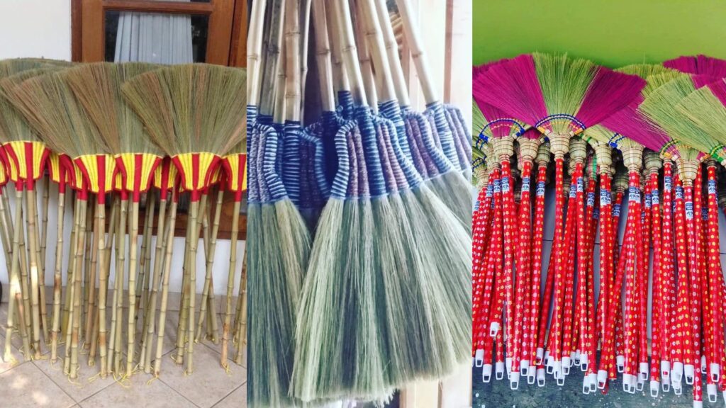 Pengrajin sapu Muntilan handmade