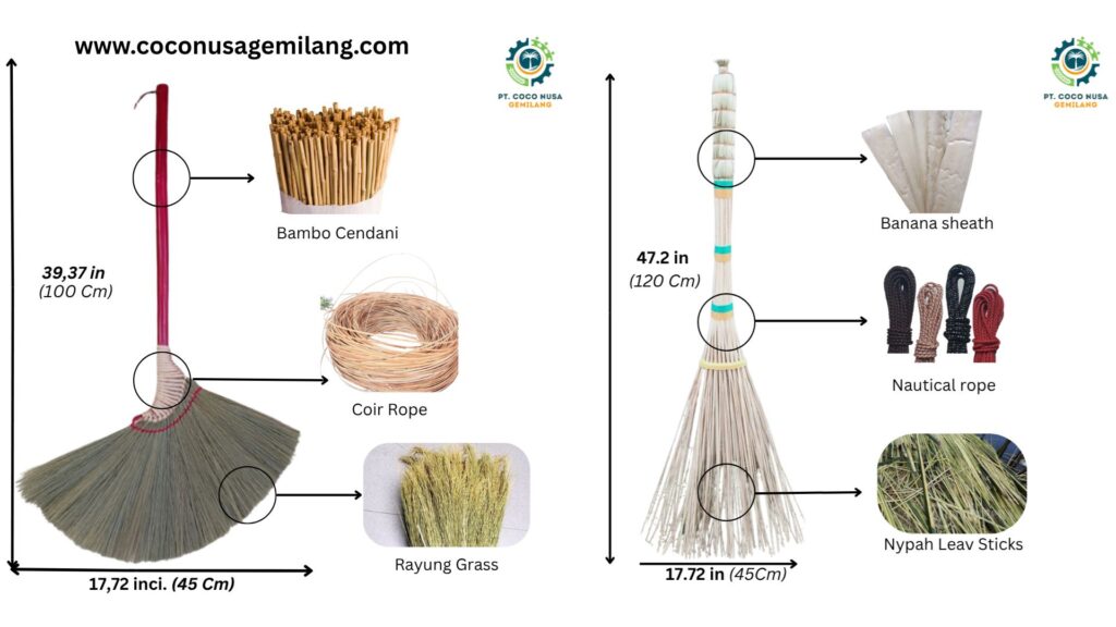 Eco sustainable broom
