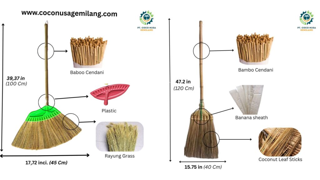 Sustainable broom Indonesia