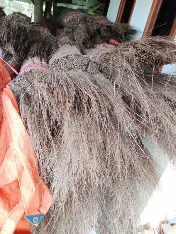 Leaf stick coconut broom