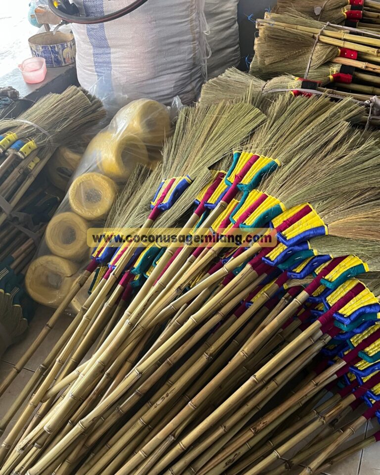 Traditional broom manufacturing